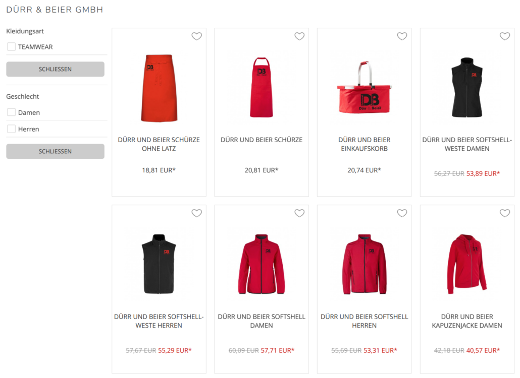 Eigner Shop Unternehmen